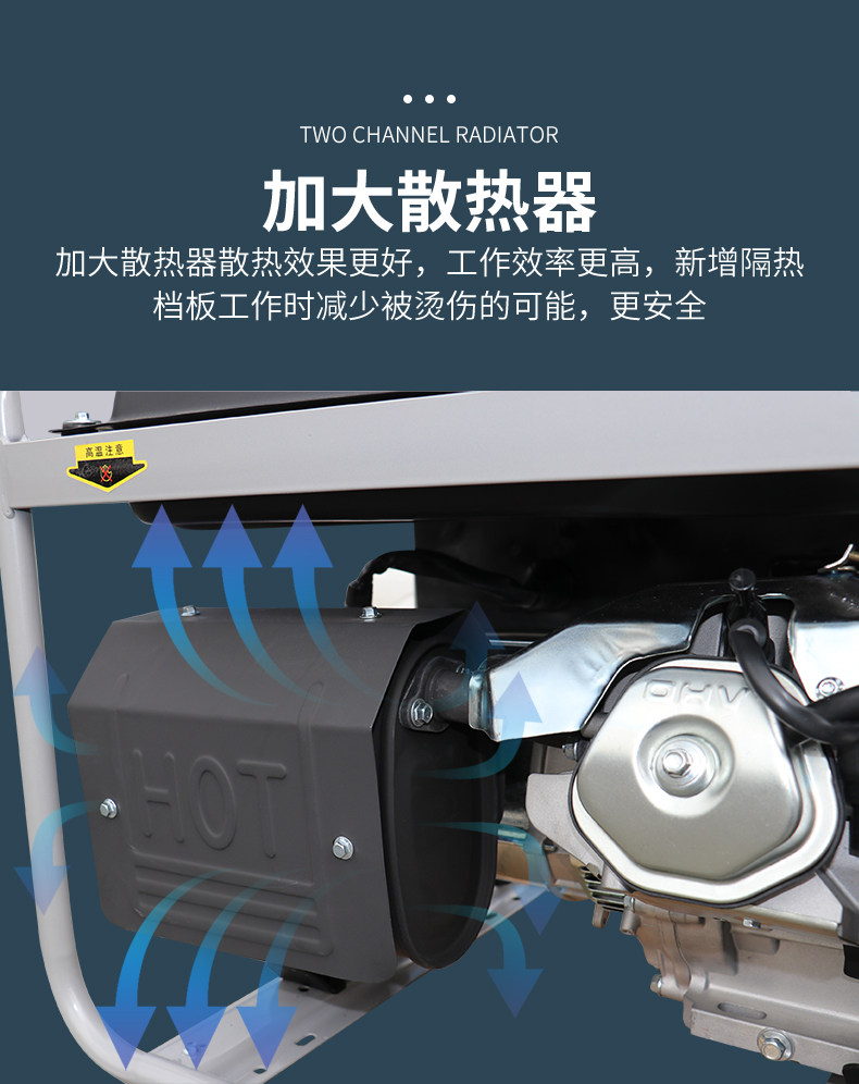 Ring Power gasoline generator 3KW hand/electric start single-phase small household gasoline generator set 220V