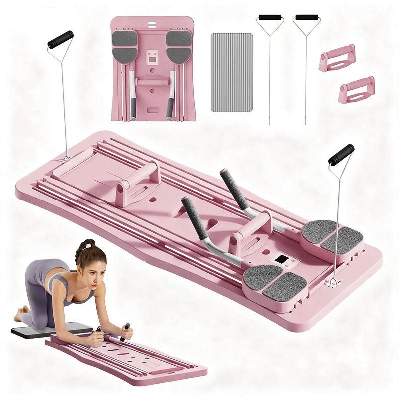 Cross-Border Fitness Board, Foldable Home Exercise Abdominal Muscle Push-Up Board, Portable Pilates Exercise Fitness Equipment