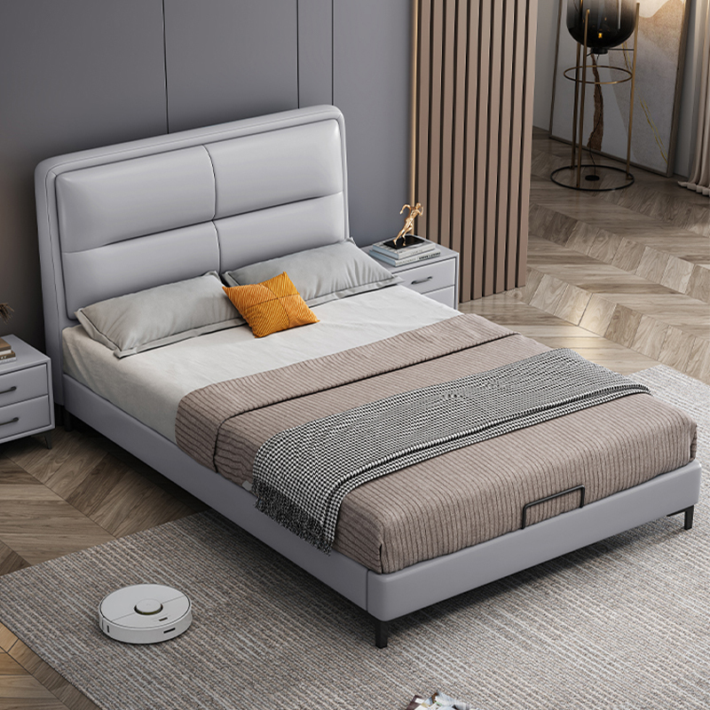 Nordic-Style Small Apartment 1.35m Thin Headboard Children's Bed for Boys 1.2m Youth Girls' Bed with Storage Drawers and Flush Edges Nordic-Style Small Apartment 1.35m Thin Headboard Children's Bed for Boys 1.2m Youth Girls' Bed with Storage Drawers and Flush Edges