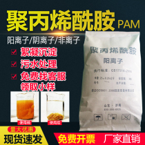 Polyacrylamide PAM polymer flocculant cationic non-ionic thickener precipitant domestic sewage treatment