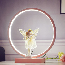 Bedhead lights Childrens bedroom warm creative birthday gift intelligent led Nordic Network red in tables lamp