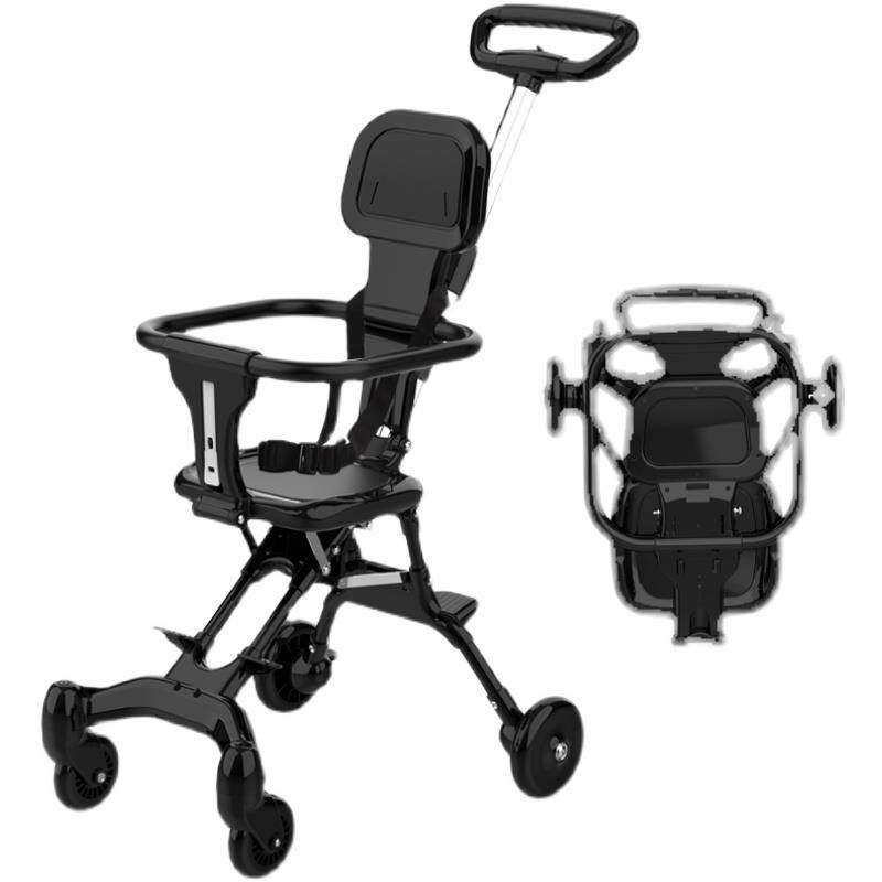 Shengshi Yuxuan Baby Stroller Artifact Kidsren's Lightweight Foldableable Baby Stroller Two-Way Baby Stroller for Walking Out