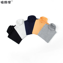 Cotton classmate high collar base shirt children thin solid color long sleeve boys and girls autumn clothes long sleeve top fashion underwear