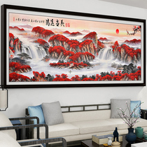 Pure hand - handed diamond paintings Hongyun 5D full of new living room office landscape painting