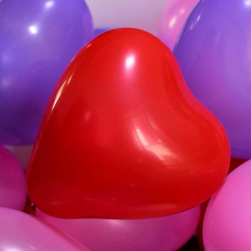 Love balloon decoration wedding children's birthday wedding heart-shaped wedding balloon Wedding room decoration supplies balloon