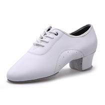 Professional boys boys Latin dance shoes mens indoor and outdoor mid-heeled shoes black dance shoes soft sole new dance shoes