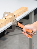 2021 Multifunctional C- clamp Industrial grade woodworking fixing clamp crimping welding clamp flat-head flat quick clamping