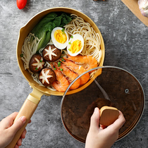 Japan cooking pasta hot dairies Japanese style snowpan gas oven applicable induction cookers general small household aluminum alloy non-stick pan