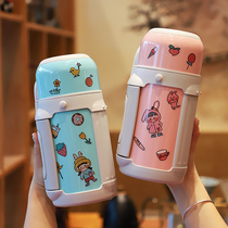 Large Capacity Insulated Kettle Woman 1000ml Insulated Cup Portable Outdoor Student Dormitory Home Water Glass Large Number Warmer Kettle