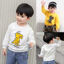 Childrens clothes baby sweaters autumn clothes new boys jacket Korean version of round neck pullover foreign long sleeves children autumn clothes tide