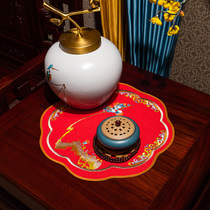 Placemats Table Pads Small Waterproof Tableware Pads Insulation Pads Bowl Pads Home Anti-scalding Chinese Tablecloth Pads