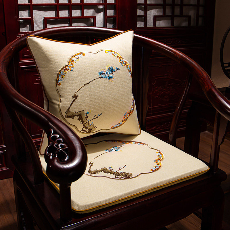 Seat cushion office latex cushion summer breathable home chair stool butt cushion dining table chair cushion sofa cushion cover