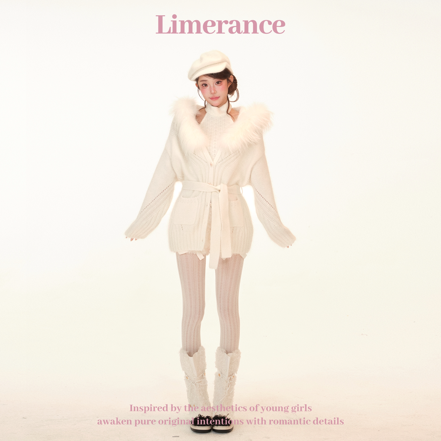 Limerance ホルターネック フード付き セットアップ