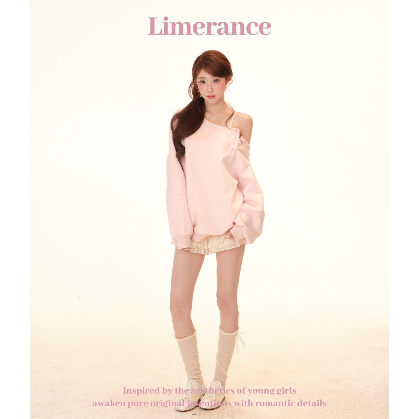 Limerance レース アシンメトリー ティアード セットアップ