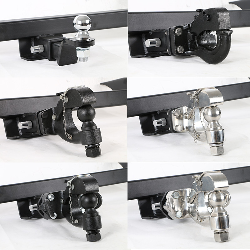 Car off-road modification RV yacht trailer universal trailer arm rogue tow hook base latch lock accessories