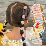 Детская резинка для волос, безвредный маленький аксессуар для волос, не повреждает волосы