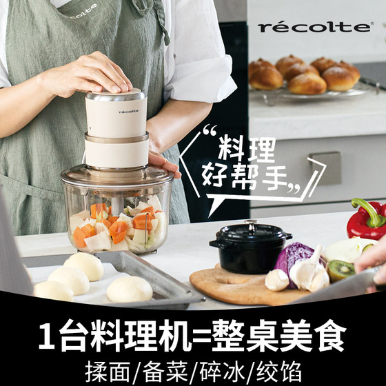 Japan recolte mixer small household cooking machine baby food supplement mince meat and noodle blender