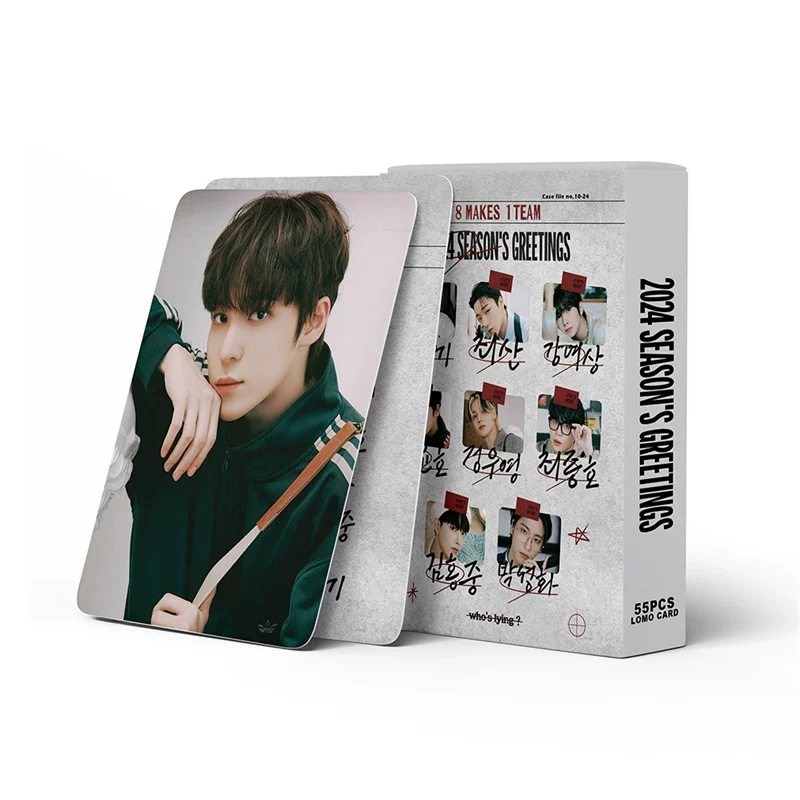 ATeez 55 Sonic Card 55 2024 Greeting Card Postcard Ding Run Haka Card вокруг