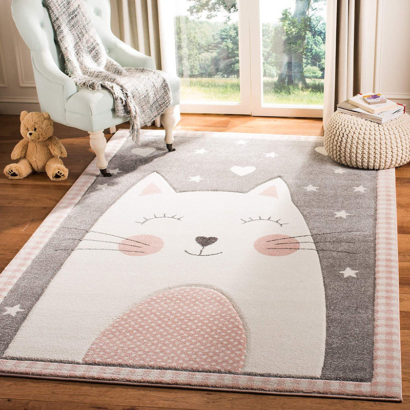 Cute Home Children's room mat Bedroom available Sleeping Thickening Bedside Blanket Bedroom Princess Room Living Room Carpet