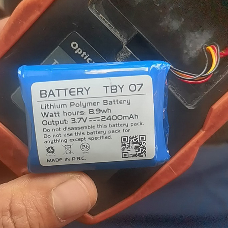 Tby O7 3.7V2400Mah 8.9Wh Lithium Polymer Battery 5-Wire Plug Tby O7 3.7V2400Mah 8.9Wh Lithium Polymer Battery 5-Wire Plug
