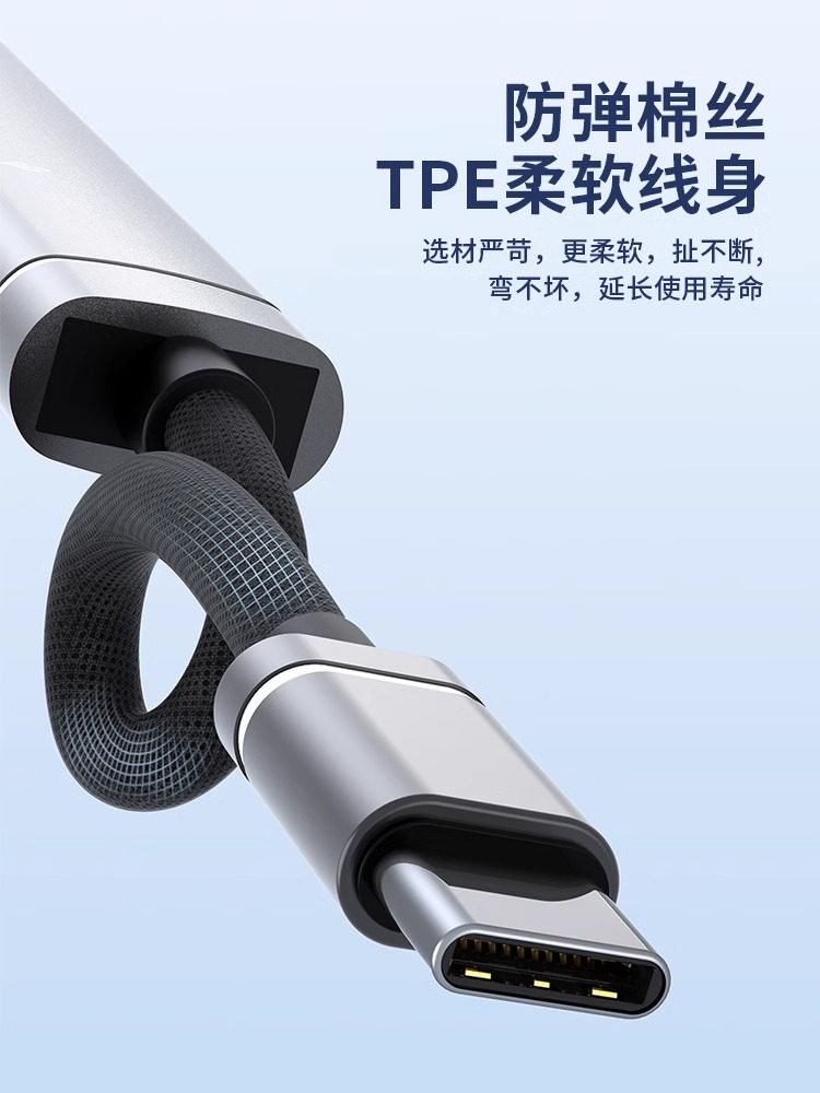 Suitable for Huawei USB Hub, Laptop Type-C Docking Station, Multi-Interface Splitter, Extended Hub 3.0, External USB Drive with Power Supply Adapter, Mobile Phone, Tablet, Desktop Docking Station