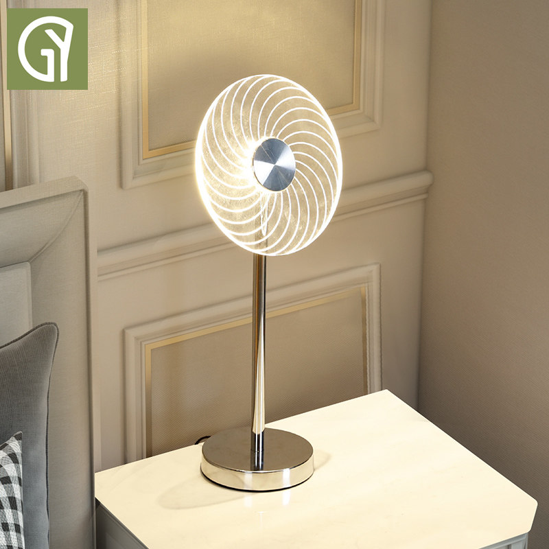 Led table lamp bedroom bedside headlights romantic cozy living room Book room modern simplicity Joins personality Decorative Desk Lamp