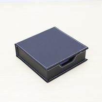 Modern simple note box note paper leather small storage box creative personalized desktop mini convenience sticker box