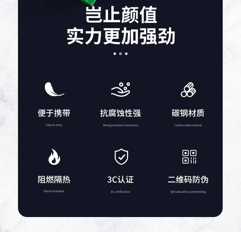 高铁同款 文举 水基灭火器 950ml 建议家中常备 图4