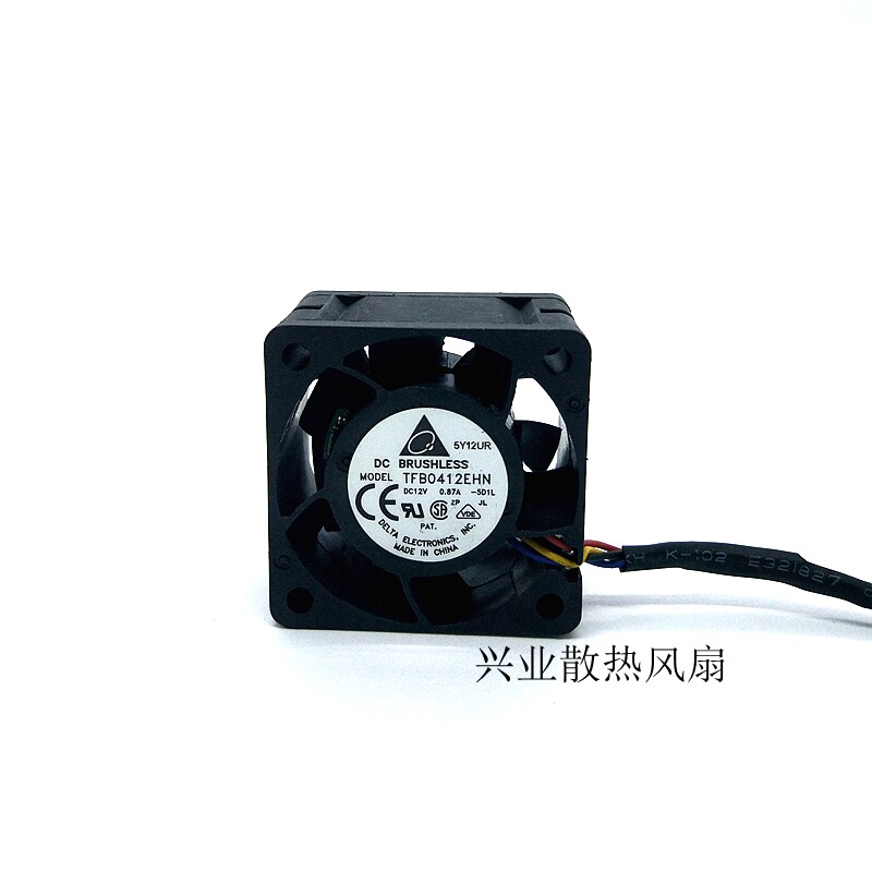 Delta TFB0412EHN 4028 12 v0 87A 4cm4 pin PWM violence Double Ball main case cooling fan
