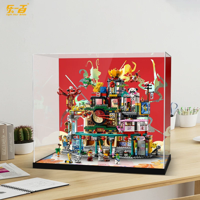 LYB Le 100 подходит для Lego 80036 Goku Xia Xia серия новаяLan фонарик дисплей коробка Yayli хранение