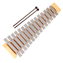 Elementary school Orff percussion box-type 8-tone 15-tone knock-on aluminum plate xylophone kindergarten teaching aids 3-year-old toy