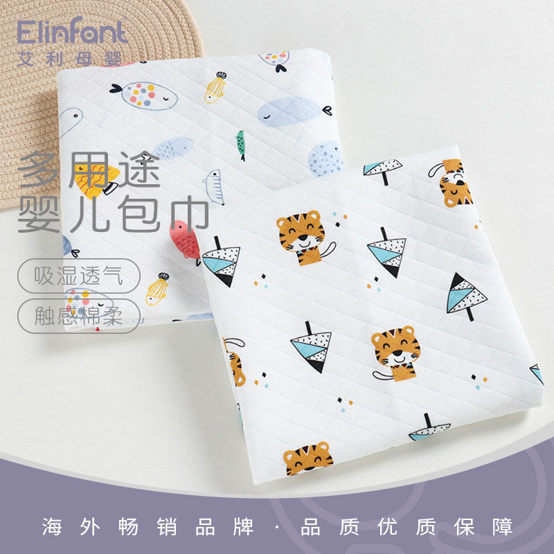 Baby pure cotton wraps newborn swaddle towel delivery room wrapping 0-6 months baby hug is warm four seasons anti-shock