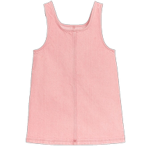 ARKET girl cotton quality sleeveless denim harness dress dress pink 2024 spring new 1199015004