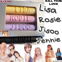 Blackpink pen peripheral stationery letter pen Shaking sound star should help water pen Xiao Zhanwang Yibo EXO custom pen