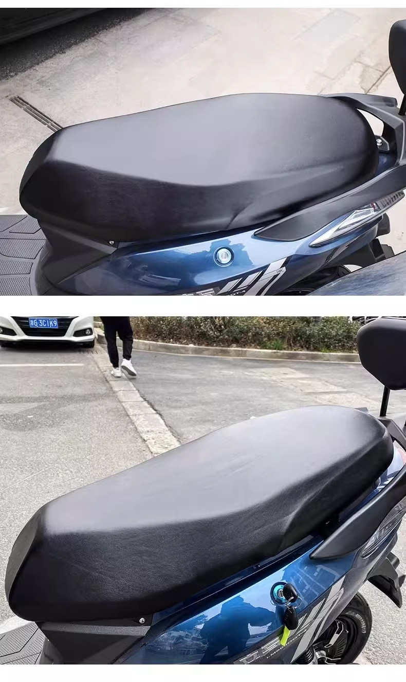 Southeast Asia's popular electric scooter seat cover, waterproof and sun-resistant, also suitable for motorcycle seats, with label