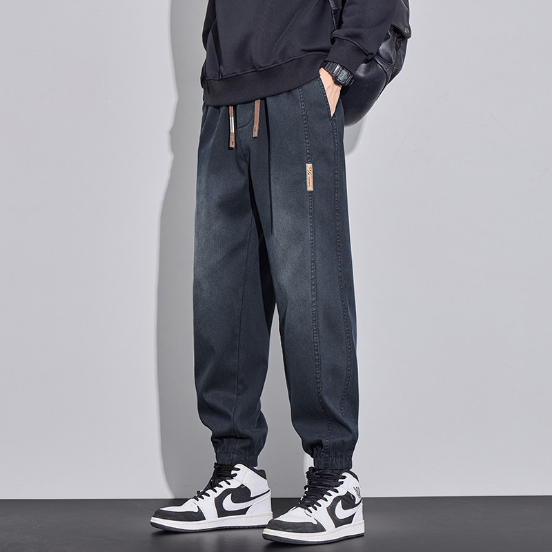 Tencel Jeans for Men, Summer Thin Style 2026 New Loose Harem Summer Trendy Brand Jogger Workwear Long Pants