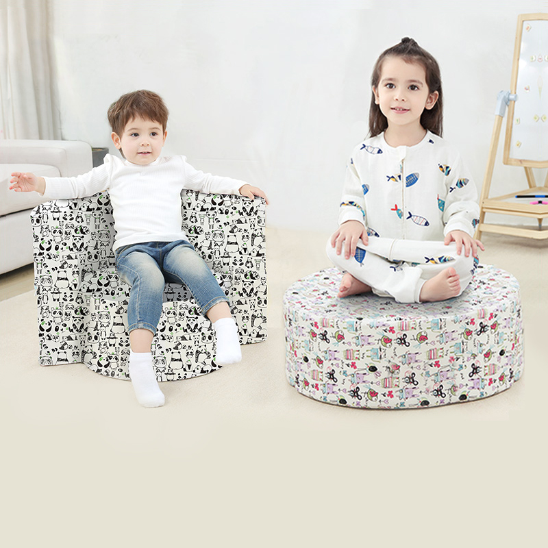 Children's sofa baby folding cute lazy boy girl princess one year old baby reading corner seat cushion