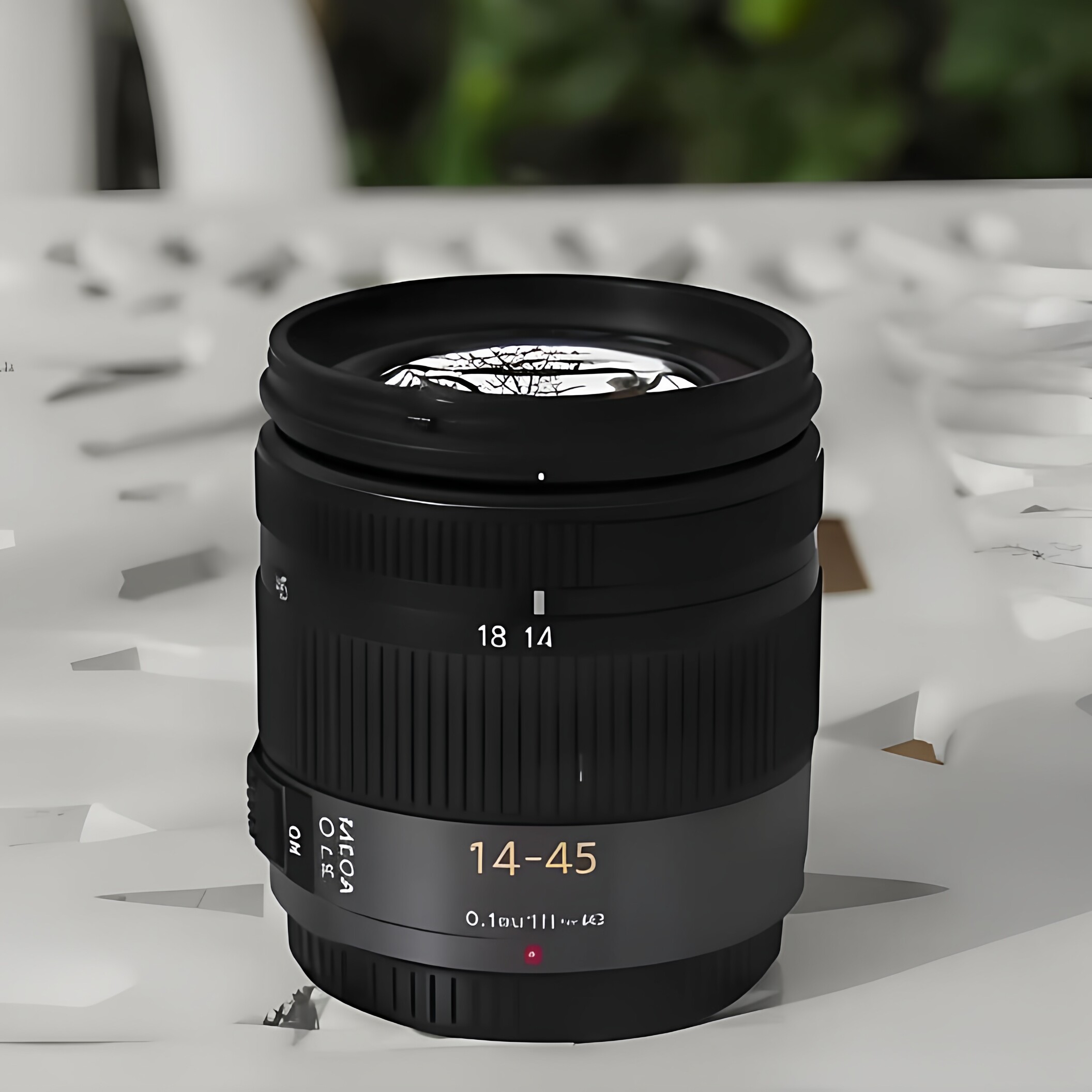 Used/Panasonic 14-45mm f/3.5-5.6OIS m43 mount mirrorless wide-angle zoom lens