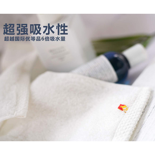 100%纯棉皇后芦荟抑菌除螨毛巾面巾柔软吸水吸汗家用马卡龙纯白