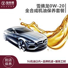 汽车小保养服务 兔师傅专用保养 雪佛龙0w-20全合成机油保养套餐