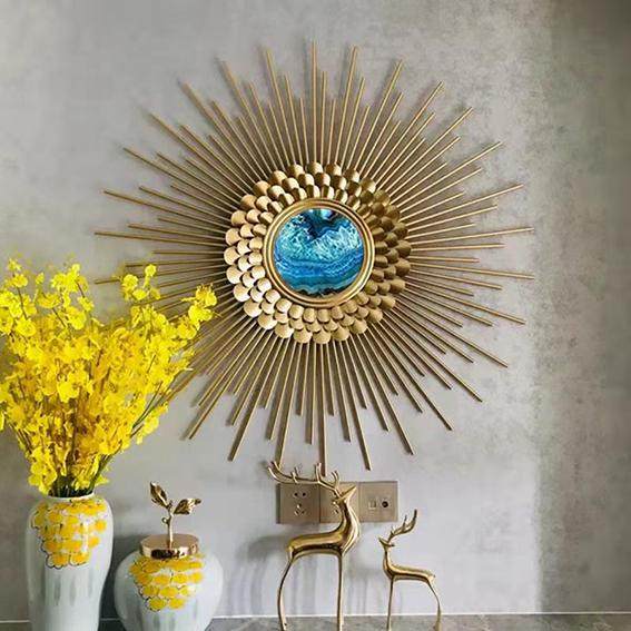 Light Extravagant Iron Art Wall Accessories Sunglasses Wall-mounted Dining Room Wall Decoration Pendant Sofa TV Background Wall-Taobao