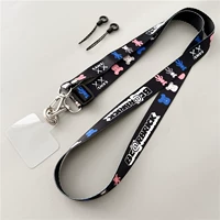 Прозрачная пленка +косой висящий [черный насильственный медведь] +2 маленькая черная веревка