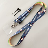 Прозрачная пленка +косой висящий [Минни] +2 Маленькая черная веревка