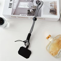 Стиль веревки ручной веревки [серый черный] Квадратная таблетка+маленькая черная веревка