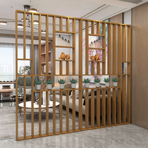  Custom new Chinese solid wood screen entrance partition fence home living room decoration solid wood grille screen hollow