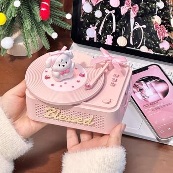 Bluetooth Speaker Mini Small Audio Device High Quality Cute Birthday Gift for Girls Best Friend New Year's Party Valentine's Day