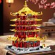 Mindy China Yellow Crane Tower building blocks 8-12 years old and above boys and girls construction assembly toys four famous building blocks