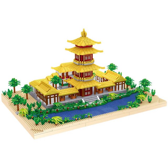Zhegao Lz8311 Crescent Spring Building Blocks Beijing Yiheyuan 2025 New Assembled Adult High Difficulty Giant