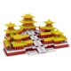 Zhegao Lz8223 a Fang Palace Building Blocks for Boys and Girls, High-Quality and Elegant Assembly Toys, Chinese-Style Ancient Architecture