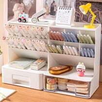 Morning light slope pen-top desk to accommodate shelf student stationery drawer collection box